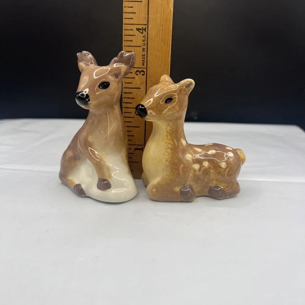Better Homes & Gardens Ceramic Deer Salt and Pepper Shakers Limited Edition 2014